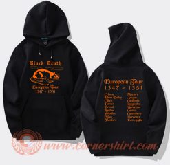 Black Death European Tour Hoodie On Sale