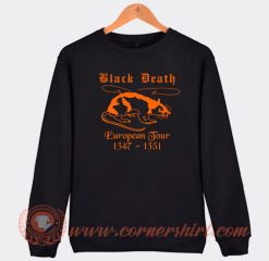 Black Death European Tour Sweatshirt On Sale