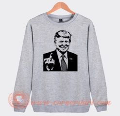 Donald Trump Middle Finger Sweatshirt On Sale