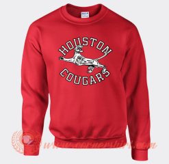 Houston Leaping Cougar Sweatshirt On Sale