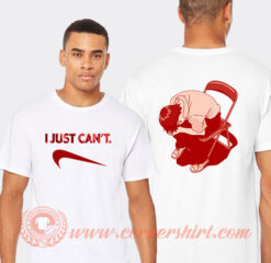 I Just Can’t Evangelion Shinji Depressed Chair T-Shirt On Sale