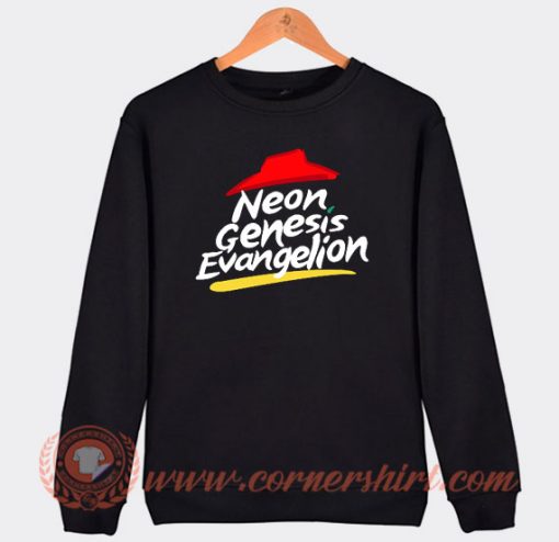 Pizza Neon Genesis Evangelion Sweatshirt On Sale