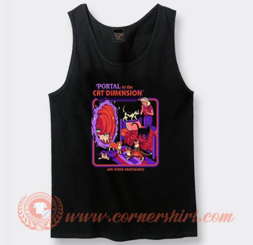 Portal To The Cat Dimension Tank Top On Sale