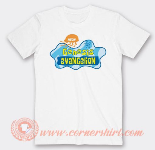 Spongebob X Neon Genesis Evangelion T-Shirt On Sale