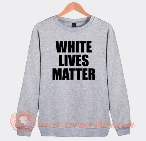 Kanye West White Lives Matter Sweatshirt On Sale