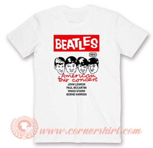 Beatles American Tour Concert T-Shirt On Sale