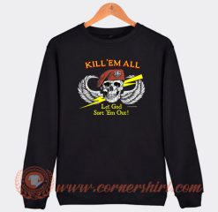Blink 182 Kill Em All Let God Sort Em Out Sweatshirt On Sale