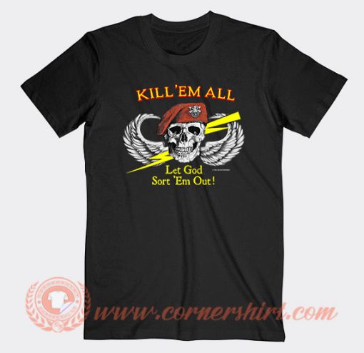 Blink 182 Kill Em All Let God Sort Em Out T-Shirt On Sale