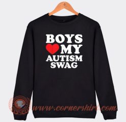 Boys Love My Autism Swag Sweatshirt On Sale