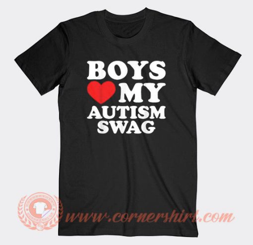 Boys Love My Autism Swag T-Shirt On Sale