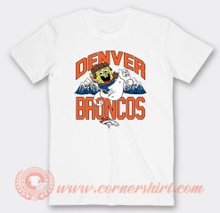 Denver Broncos Spongebob T-Shirt On Sale