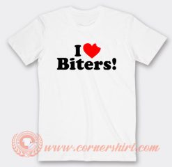 I Love Biters T-Shirt On Sale