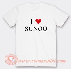 I Love Sunoo T-Shirt On Sale