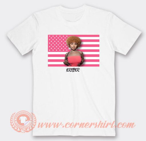 Ice Spice Pink Flag T-Shirt On Sale
