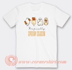 It's Finally Spooky Season T-Shirt On Sale