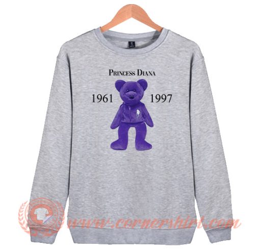 Princess Diana Teddy Bear Sweatshirt On Sale