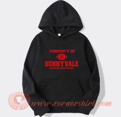 Property Of Sunnyvale Athletic Department Hoodie On Sale