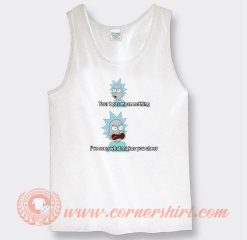 Rick and Morty Your Boos Mean Nothing Funny Tank Top On Sale