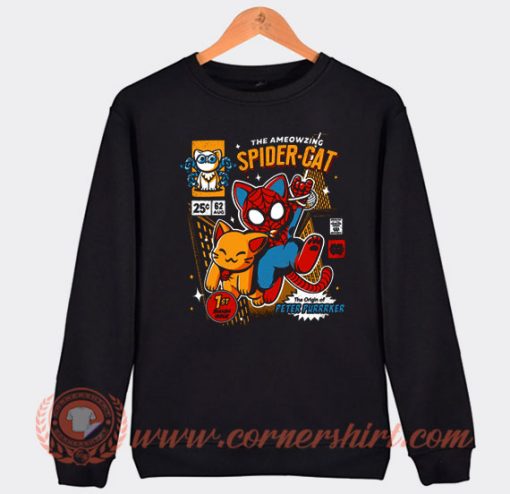 The Ameowzing Spider Cat Sweatshirt On Sale