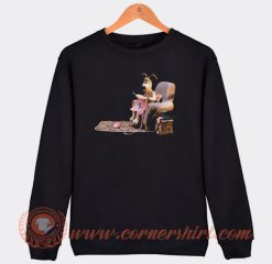 Vintage Wallace and Gromit Knitting Sweatshirt On Sale