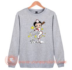 Baseball Betty Boop Coco Chanel Mega Yacht Sweatshirt