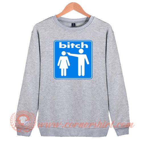 Bitch Skateboard Logo Sweatshirt