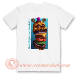 Five Nights At Freddy's Burger Nightmare Fredbear T-Shirt On Sale