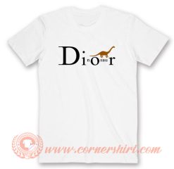 Funny Dinosaur Dior Parody T-Shirt On Sale