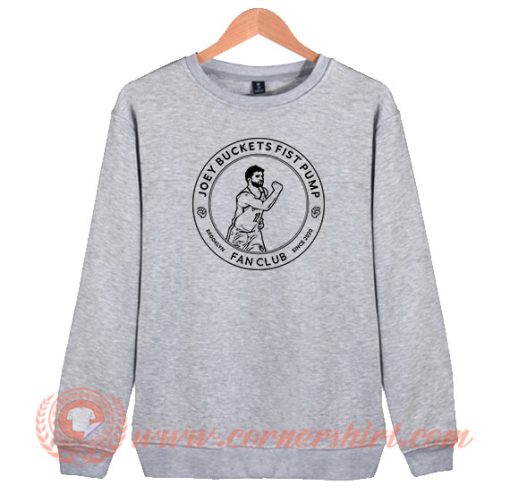 Joey Buckets Fist Pump Brooklyn Fan Club Sweatshirt