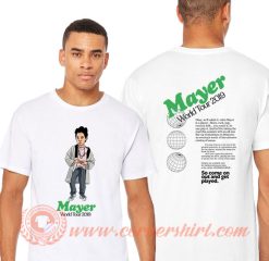 John Mayer Caricature Photo World Tour T-Shirt On Sale