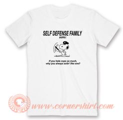 Self Defense Family Snoopy T-Shirt On Sale