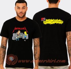 Beavis and Butthead Metallica T-Shirt On Sale