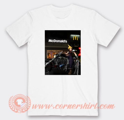 Final Fantasy McDonald’s Maccas Run T-Shirt On Sale