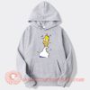 Homer Simpson Backs Into The Bushes Hoodie On Sale