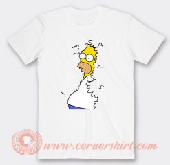 Homer Simpson Backs Into The Bushes T-Shirt On Sale