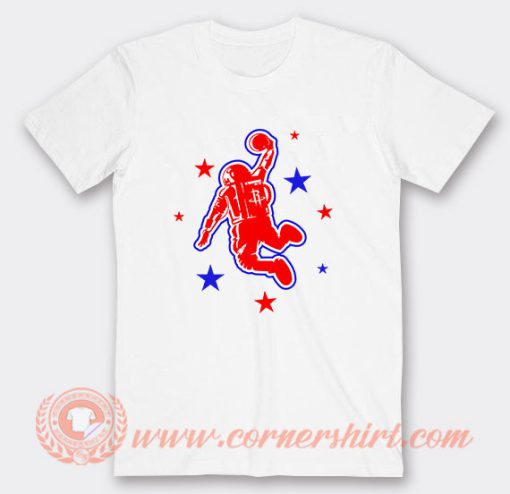 Houston Rockets Dunking Astronaut T-Shirt On Sale