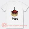 I Love Flan Pancake T-Shirt On Sale