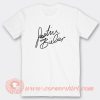 Justin Bieber Signature T-Shirt On Sale