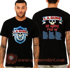 LA Guns No Mercy Tour 1988 T-Shirt On Sale