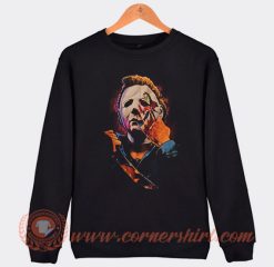 Michael Myers Mask Clown Sweatshirt
