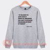 Damian Lilliard Quotes Of The Day Sweatshirt