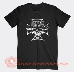 Danzig Iron Cross Skull 1988 T-Shirt On Sale