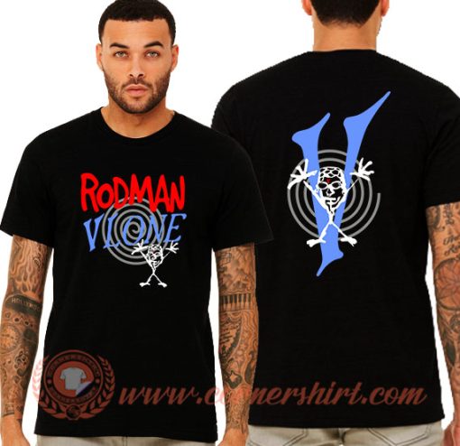 Dennis Rodman Vlone Pearl T-Shirt On Sale