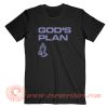 Drake God's Plan Praying Hands T-Shirt On Sale