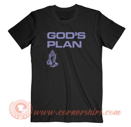 Drake God's Plan Praying Hands T-Shirt On Sale