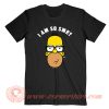 Homer Simpsons I Am So Smrt T-Shirt On Sale