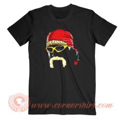 Hulk Hogan Face Illustration T-Shirt On Sale