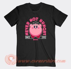 Kirby Never Not Hungry Since 1992 T-Shirt On Sale