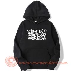 Marilyn Manson Classic Logo line Hoodie On Sale