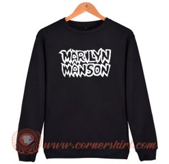 Marilyn Manson Classic Logo line Sweatshirt